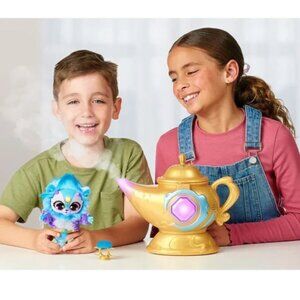 Magic Mixies Magic Lamp – Interactive Light-Up Plush Toy with Real Mist & Sounds